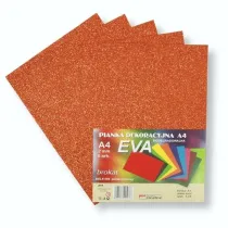 Penword Pianka brokatowa A4 Eva pomar. biodegrad. 5 szt