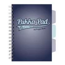 Pukka Pad Project Book A5 Navy kratka 100 kartek 3 szt.