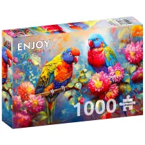 Puzzle 1000 el. Tropikalni towarzysze Enjoy