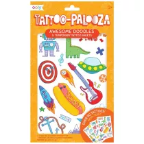 Kolorowe Baloniki Tatuae zmywalne Tattoo Palooza. Bazgroy