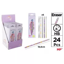 Mp Main Paper Owek z gumk Unicorn 6szt