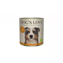 Dogs Love Pute -indyk z jabkami, cukini i olejem z orzechw woskich 800 g