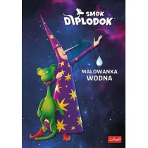 Smok Diplodok. Malowanka wodna