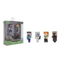 Figurki metalowe Jada Minecraft 6,5cm 4szt.