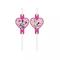 Godan Somki papierowe z medalionem Myszka Minnie 4 szt.