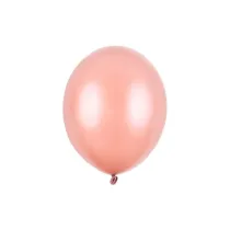 PartyDeco Balony Strong 30cm, Metallic Rose Gold: 1op./100szt.