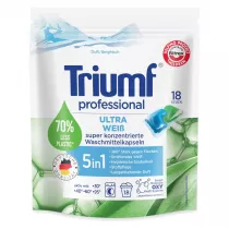 Triumf Kapsuki do prania jasnych tkanin 2w1 Ultra Weiss 18 szt.