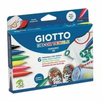 Flamastry Decor Textile Giotto 6 szt.