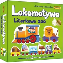 Lokomotywa. Literkowe ZOO. Uk�adanka edukacyjna Adamigo