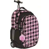 St. Majewski Plecak na kkach 4 komorowy TB1 Pink Checkered