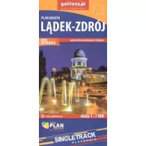 L�dek Zdr�j - plan miasta 1:7000
