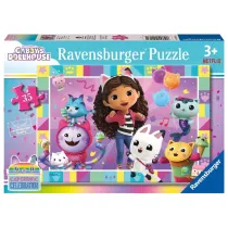 Puzzle dla dzieci 35 el. 2D Koci Domek Gabi Ravensburger