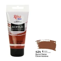 Rosa Farba akrylowa burnt sienna 424 75ml