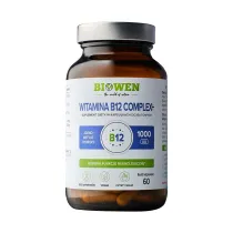 Biowen Witamina B12 Complex+ Suplement diety 60 kaps.
