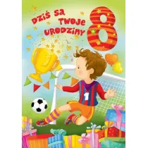 Art Nuvo Karnet 8 urodziny pi�karz