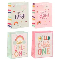 LeanToys Torebka prezentowa Baby Little One 32x12x10cm