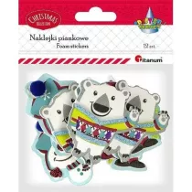 Titanum Naklejki piankowe 3D Boe Narodzenie 12 szt.