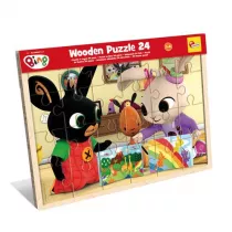 Bing Drewniane puzzle 24 elementw Lisciani