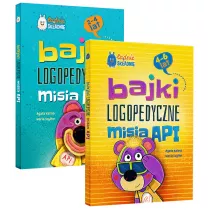 Pakiet Bajki logopedyczne misia Api. Lata 2-4 i 4-6