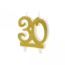 PartyDeco wieczka urodzinowa 30 7.5cm
