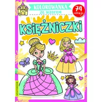 Ksi�niczki. Kolorowanka ze wzorem