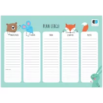 Interdruk Plan lekcji A4 B&B Kids Pastel 10 szt.