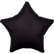 Amscan Balon foliowy Lustre Black gwiazda 48cm