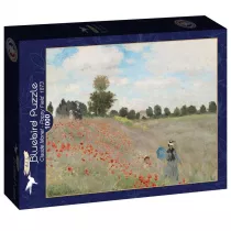 Puzzle 1000 el. Claude Monet, Pole mak�w Bluebird Puzzle