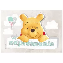 Kukartka Zaproszenie Kubu� Puchatek ZD-020 5 szt.