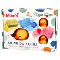 Kaczki do k�pieli z tabletkami barwi�cymi wod� Moms Care
