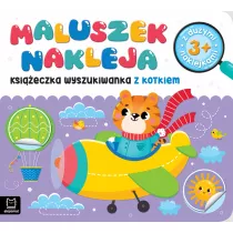 Maluszek nakleja Ksieczka wyszukiwanka z kotkiem