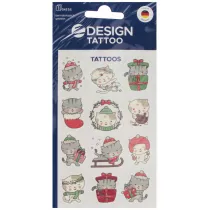 Tatuae boonarodzeniowe dla dzieci - kotki Avery Zweckform