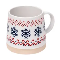 Puckator Kubek kamionkowy �wi�teczny p�atek �niegu