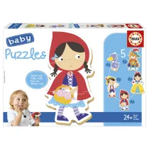Puzzle 3-5 el. Za grami, za lasami... Educa