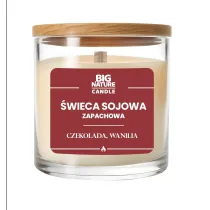 Big Nature �wieca sojowa o zapachu Czekolada i Wanilia 155 g