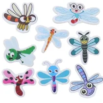 Titanum Naklejki piankowe weso�e owady mix wzor�w 6,5g