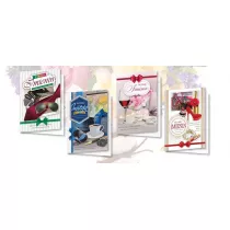 Top Graphic Karnet B6 z nalepkami Imieniny mix 10 szt.
