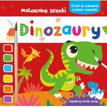 Malowane scenki. Dinozaury