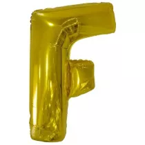 Amscan Balon foliowy litera F z�ota 54,5x86cm