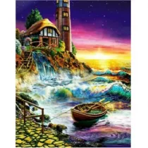 Norimpex Diamentowa mozaika Wzburzone fale 30x40cm 1006302
