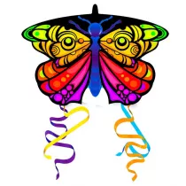 Latawiec Mini Nylon 58x43cm Butterfly Eolo-Latawce