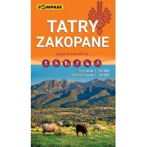 Tatry, Zakopane. Mapa kieszonkowa w skali 1:55 000 (wersja wodoodporna)