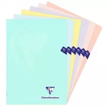 Clairefontaine Zeszyt A4 PP Mimesys mix kratka 48 kartek 10 szt.