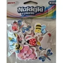 Brewis Naklejki z pianki owady 50 szt.