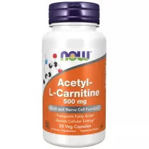 Now Foods Acetylo-L-karnityna 500 mg Suplement diety 50 kaps.