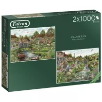 Puzzle 2 x 1000 el. ycie na wsi Jumbo