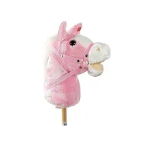Konik na kiju. Hobby horse z d�wi�kiem czarny Adar