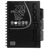 CoolPack Koobrulion A5 Black kratka 100 kartek