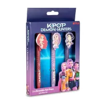 KIDS EUROSWAN D�ugopisy �elowe wymazywalne K-POP Demon Hunters 3szt.SR2510672