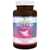 Medverita Biotyna 2500 µg suplement diety 90 kaps.